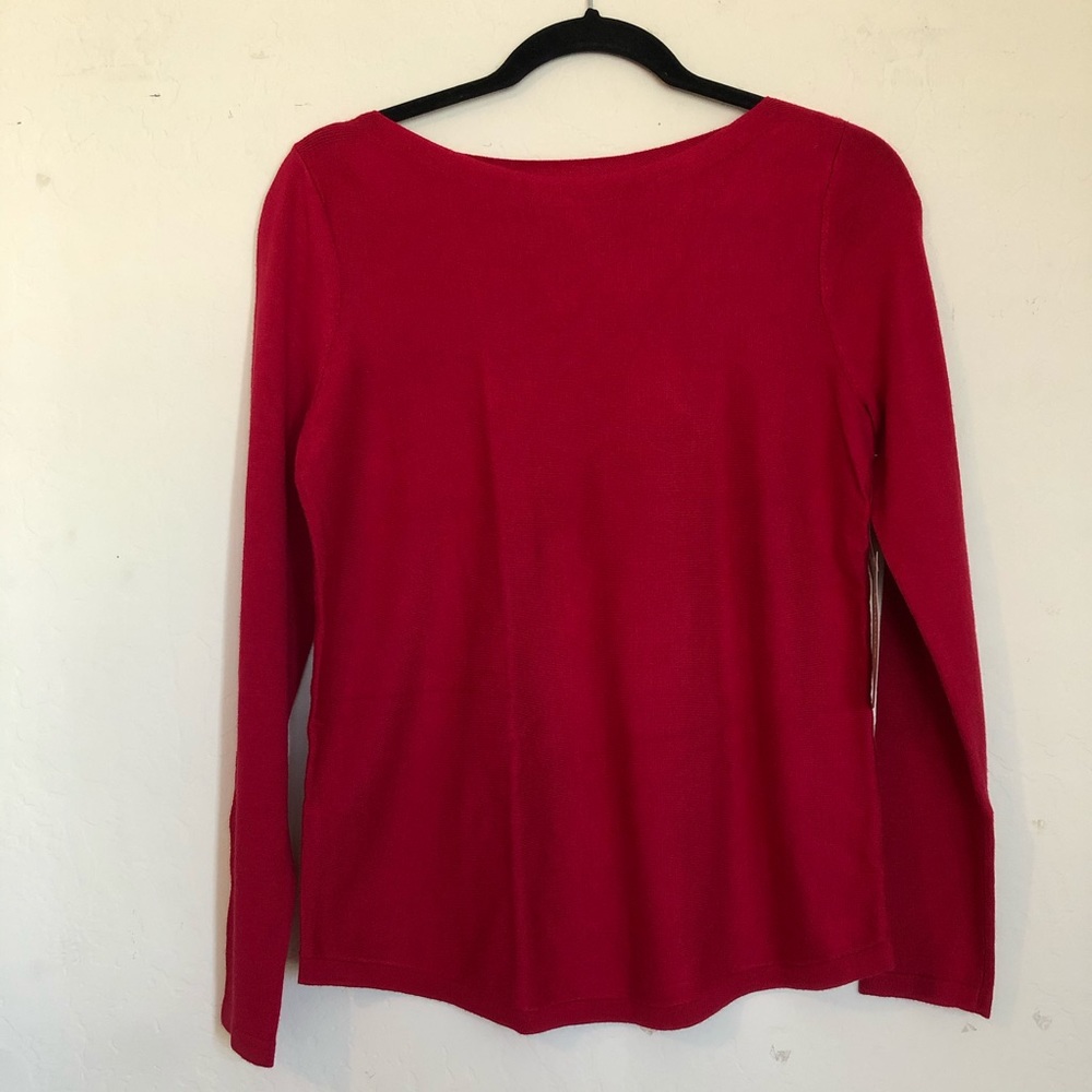 NEW Chico’s pullover bateau shirttail sweater size XS
